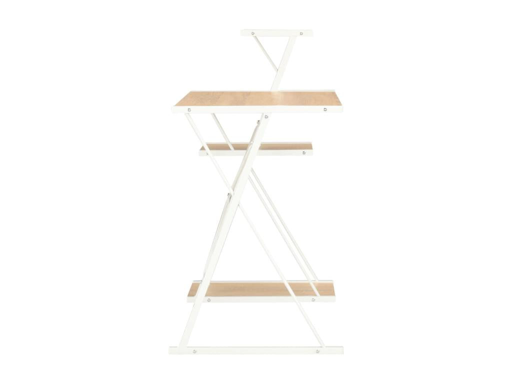 Produit en bois de chêne, 116 x 50 x 93 cm, blanc