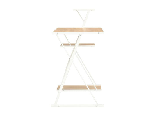 Produit en bois de chêne, 116 x 50 x 93 cm, blanc