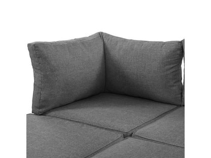 Ensemble de mobilier d'extérieur, anthracite