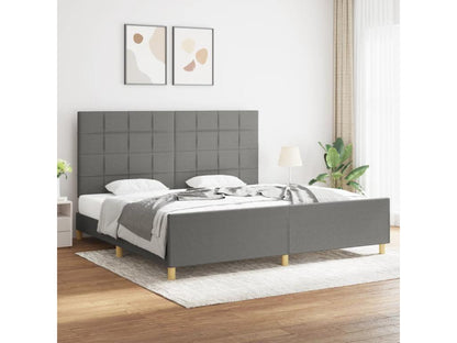 Matelas en tissu, 200 x 200 cm, gris