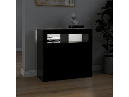 Buffet, 80 x 35 x 75 cm, noir