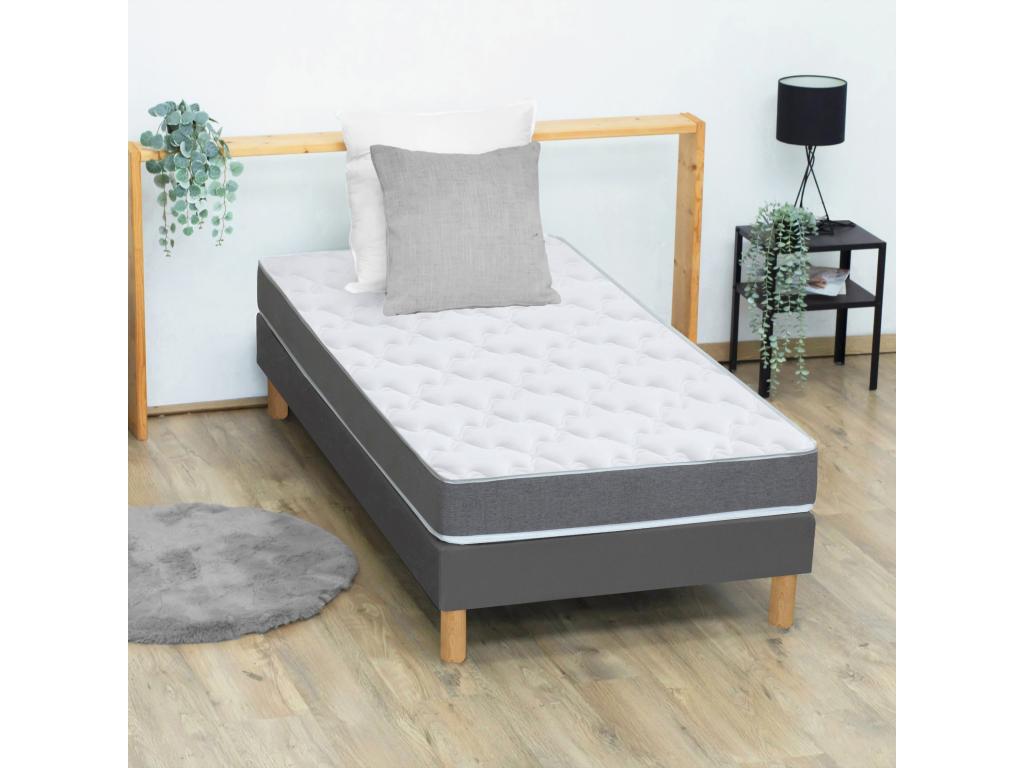 Matelas, 90 x 190 cm, gris