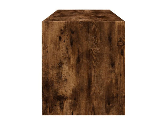 Meuble TV en chêne, 102 x 37 x 42 cm, marron