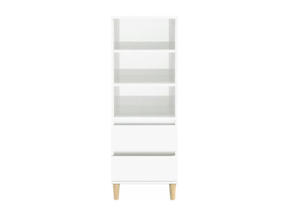 Buffet en bois composite, 40 x 36 x 110 cm, blanc