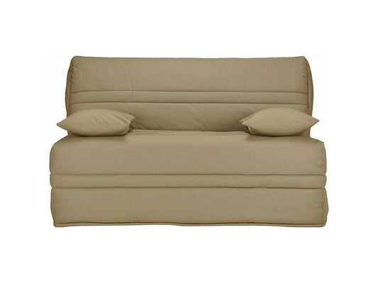Matelas en tissu, 15 cm d'épaisseur, 140 x 200 cm, beige