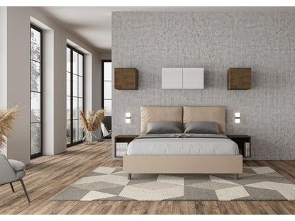 Cadre de lit en similicuir, 160 x 210 cm