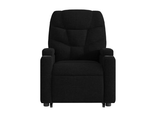 Fauteuil d'appoint en tissu noir