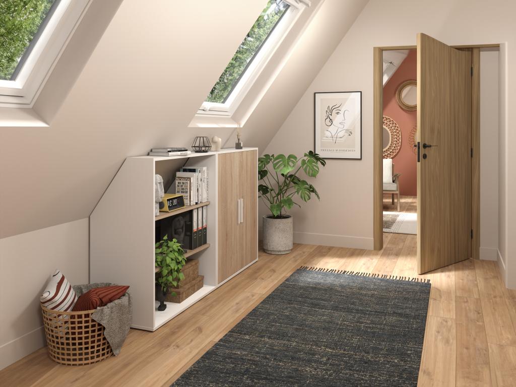 Produit à 2 portes, blanc