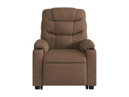 Fauteuil d'appoint en tissu marron