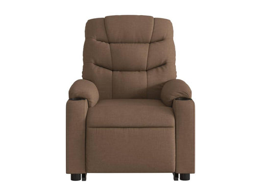 Fauteuil d'appoint en tissu marron