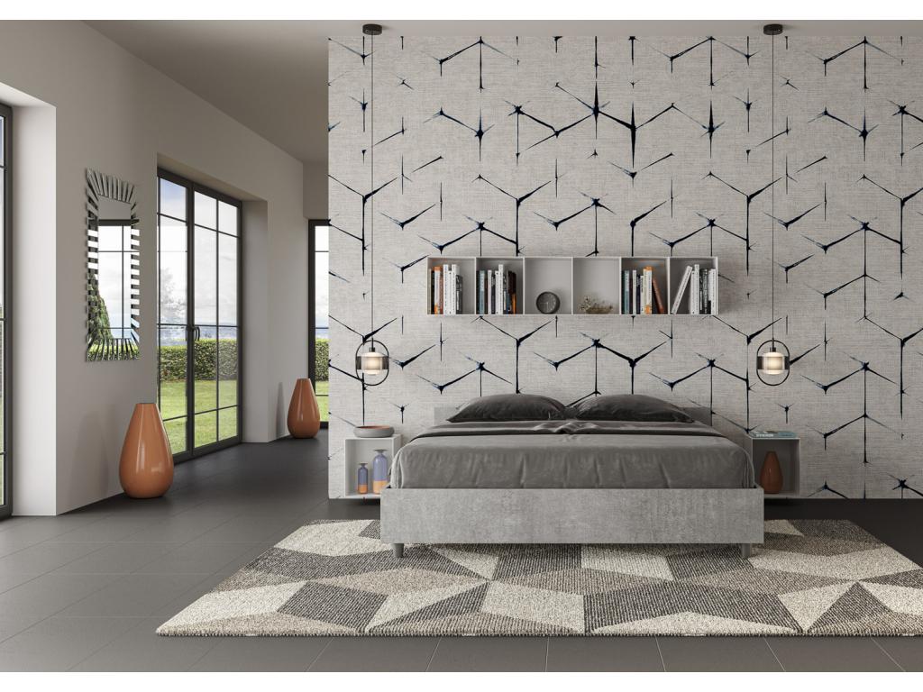 Sommier, 160 x 190 cm, gris