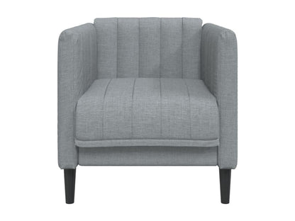 Fauteuil d'appoint en tissu gris