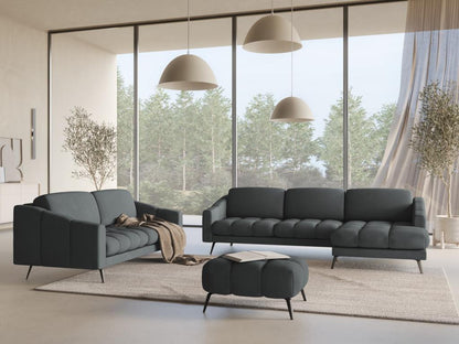 Canapé en tissu noir