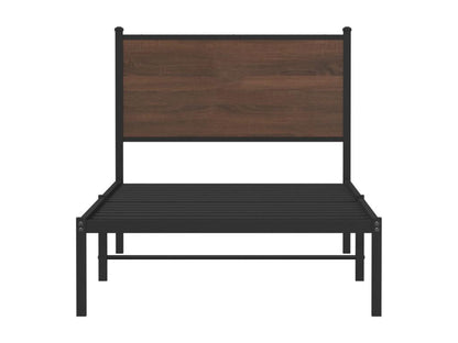 Matelas en bois de chêne, 90 x 190 cm, marron