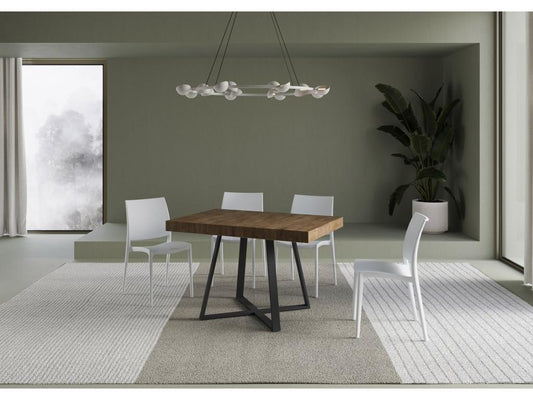 Table, 90 x 120 cm, marron