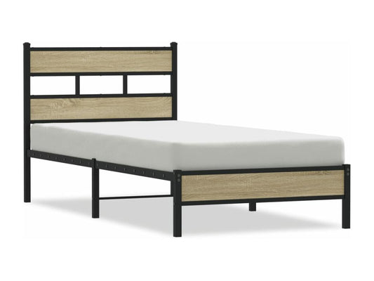 Matelas en bois de chêne, 100 x 200 cm, marron