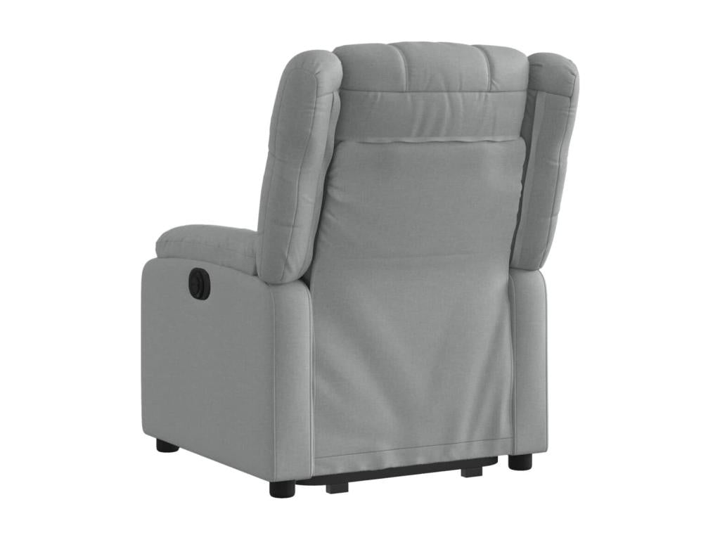 Fauteuil d'appoint en tissu gris