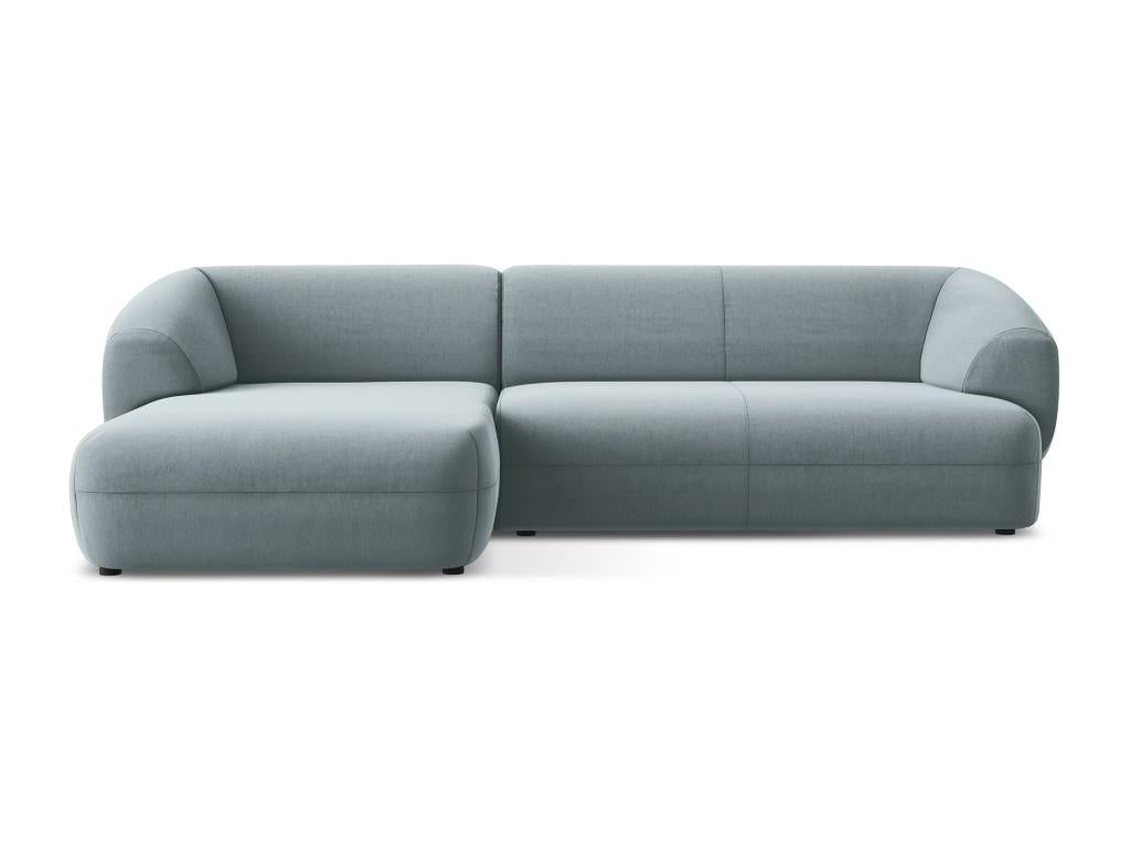 Canapé en velours bleu