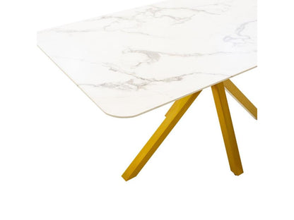 Table, 160 x 80 x 75 cm, blanche