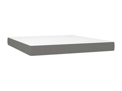 Matelas en tissu, 180 x 200 cm, gris