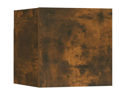 Ensemble de 7 pièces en bois d'ingénierie, brun