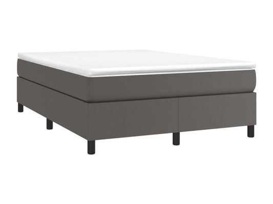 Matelas en similicuir, 140 x 190 cm, gris