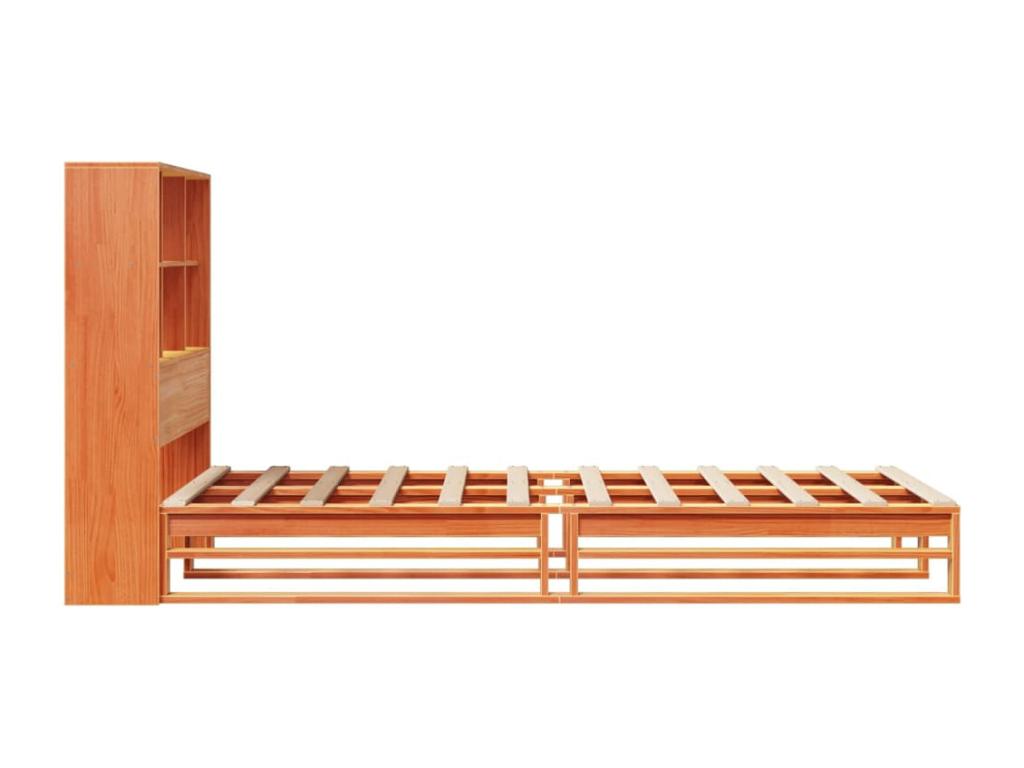 Matelas en bois massif, 75 x 190 cm, blanc