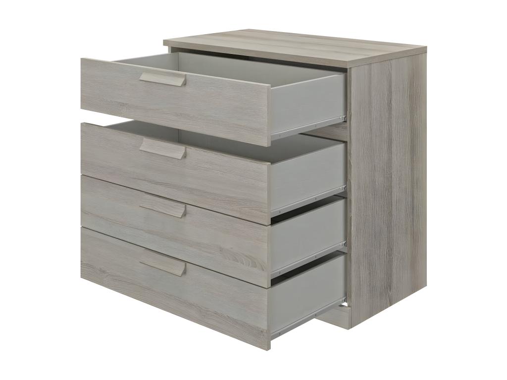 Commode en chêne gris