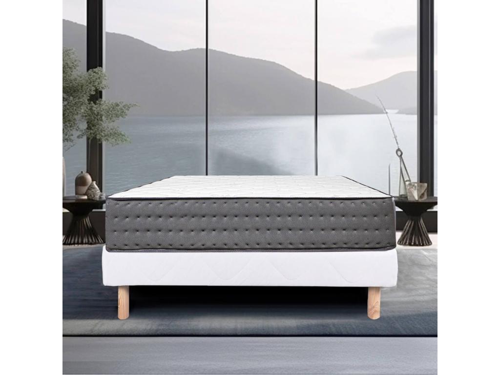 Matelas 20 cm d'épaisseur, 90 x 190 cm, beige