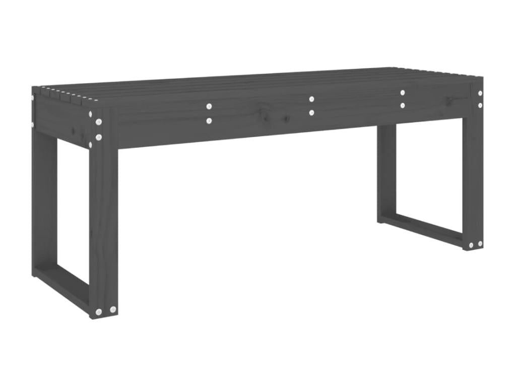 Produit en bois massif, 110 x 38 x 45 cm, gris