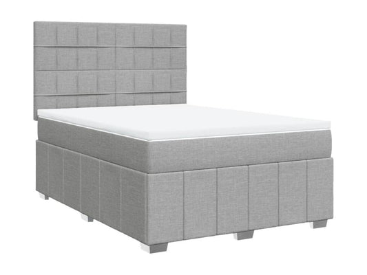 Matelas en tissu, 160 x 200 cm, gris