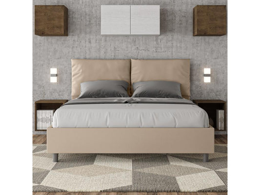 Cadre de lit en similicuir, 160 x 210 cm