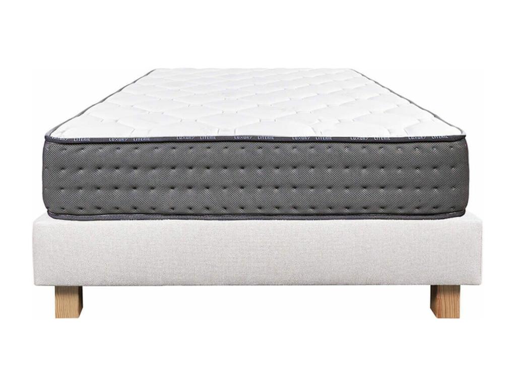Matelas 20 cm d'épaisseur, 90 x 190 cm, beige