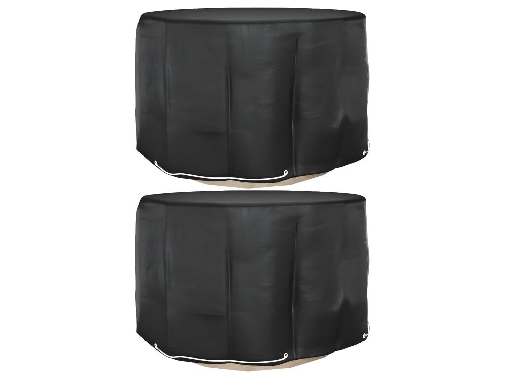 Produit en 2 pièces, 125 x 75 cm, noir