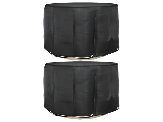 Produit en 2 pièces, 125 x 75 cm, noir