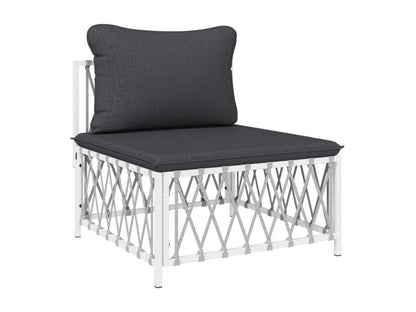 Ensemble de mobilier de jardin, 72 x 72 x 66 cm, gris
