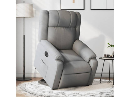 Fauteuil d'appoint en tissu gris