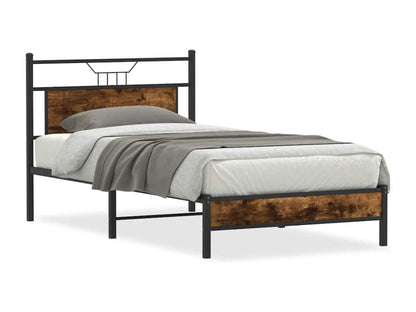 Matelas en bois de chêne, 107 x 203 cm, marron