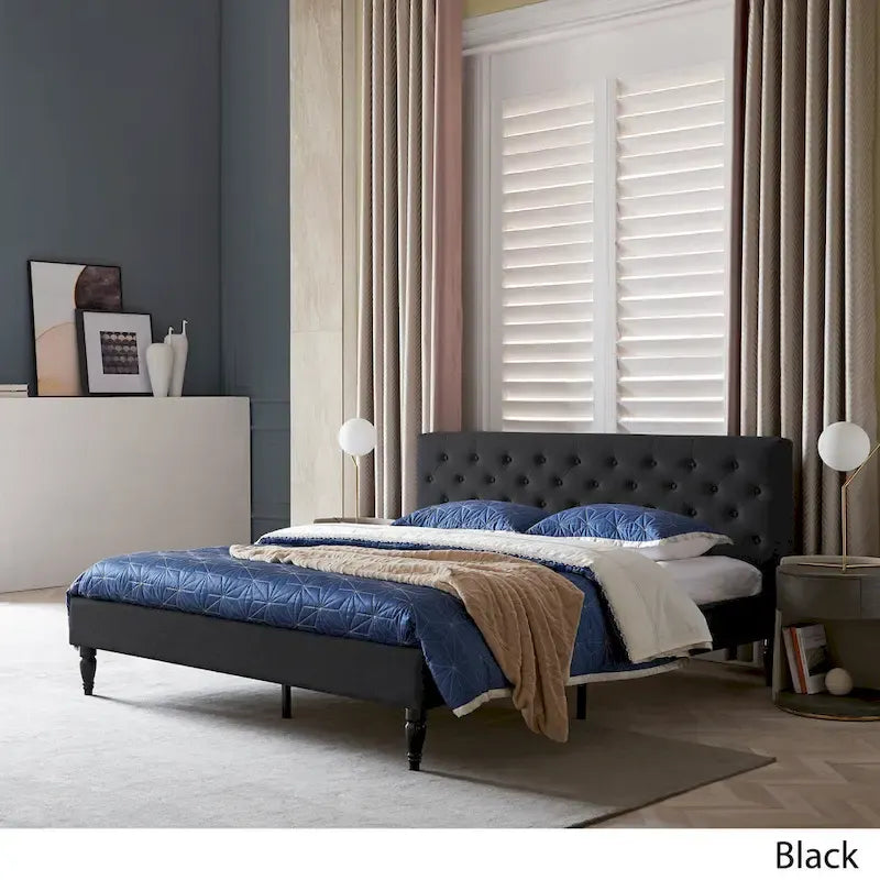 Lit plateforme rembourré Atterbury pour lit king size par Christopher Knight Home