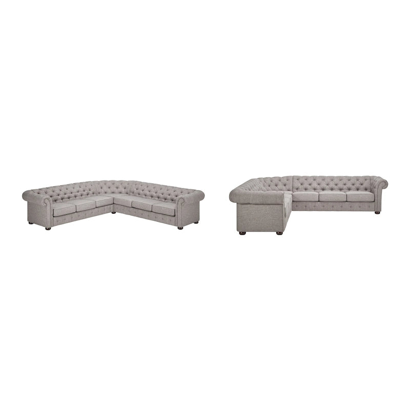 Canapé d'angle Chesterfield 7 places Gdansk