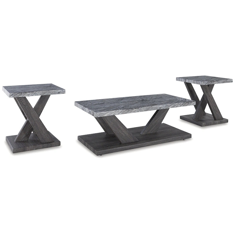 Ensemble de table gris Signature Design by Ashley Bensonale (lot de 3) - 48 po L x 24 po P x 18 po H
