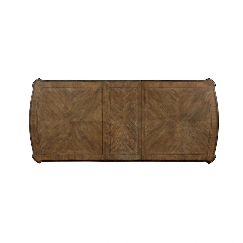 Table de salle à manger extensible blanche de 96 pouces de style ferme Caelum de Gray Barn