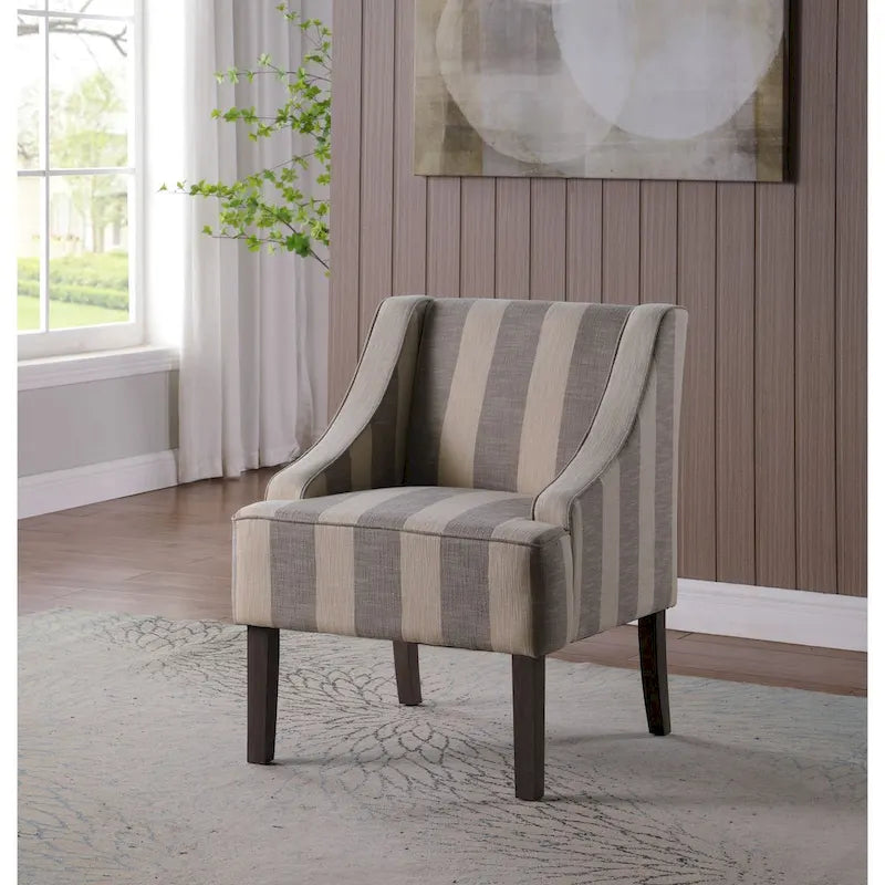 HomePop Classic Swoop Arm Accent Chair