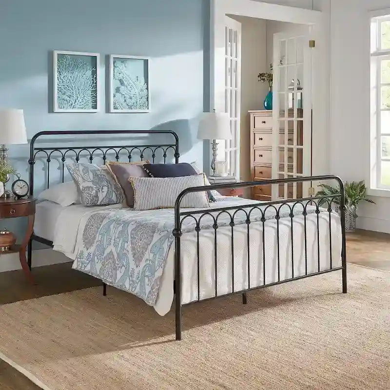 Lit plateforme Eloise Metal Arches par iNSPIRE Q Classic