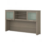 Bush Furniture Somerset Ash Gray 60W Hutch for L Shaped Desk - 59.09L x 12.50W x 35.69H