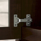 Meuble de rangement Bush Furniture Somerset gris cendré 60W pour bureau en L - 150 cm (L) x 32 cm (l) x 91 cm (H)