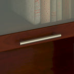 Meuble de rangement Bush Furniture Somerset gris cendré 60W pour bureau en L - 150 cm (L) x 32 cm (l) x 91 cm (H)