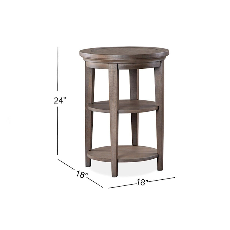 Magnussen Paxton Place Round Accent End Table - 18x18x24