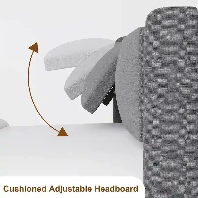 Cadre de lit Queen avec ports USB