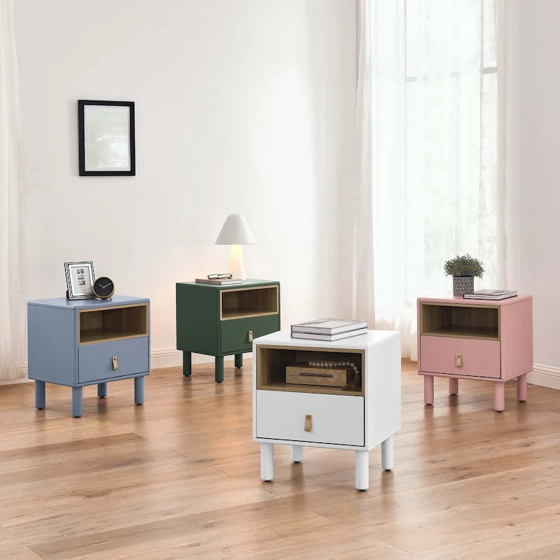Table de chevet moderne avec tiroir